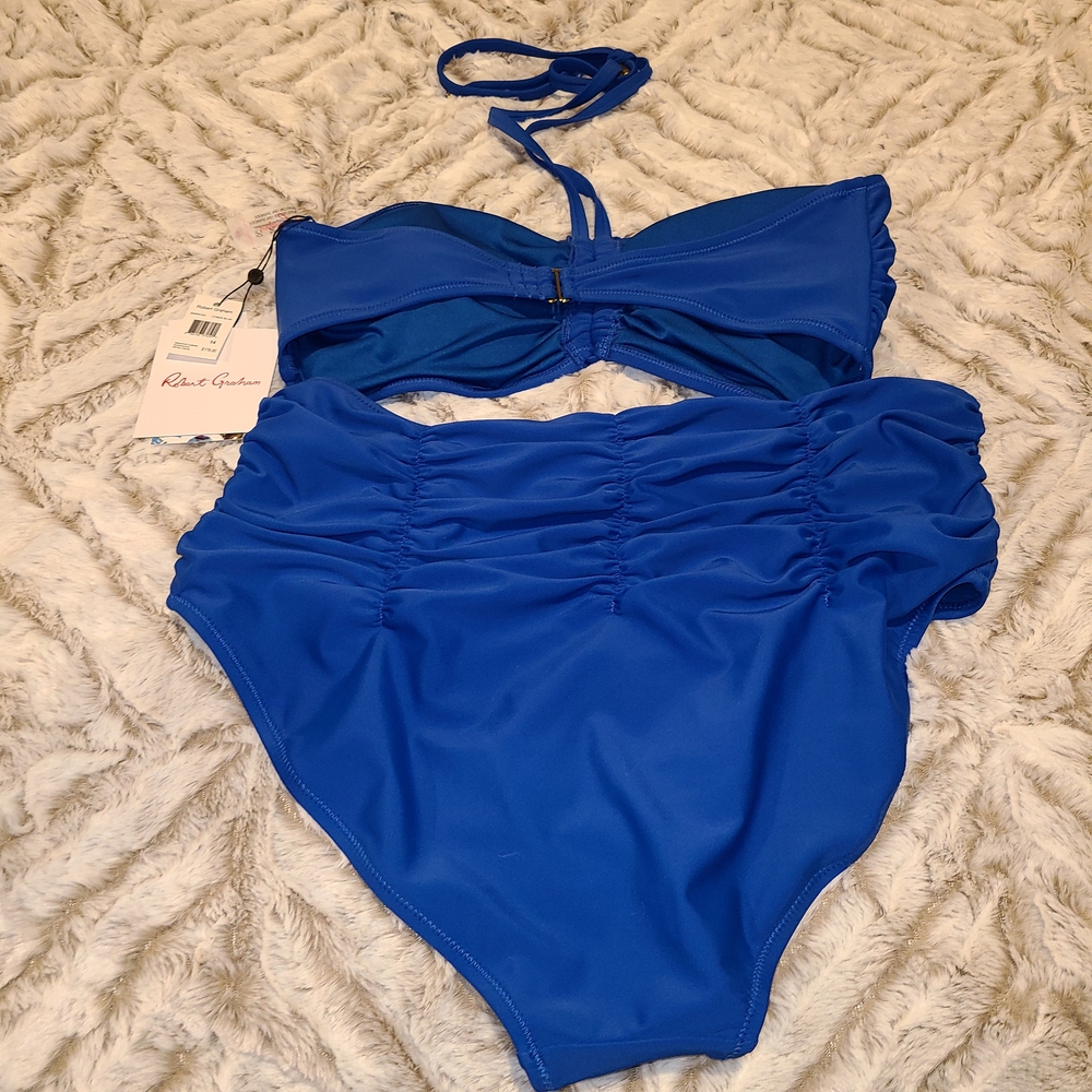 Blue Bikini Set Size 14 - Picture 5 of 8